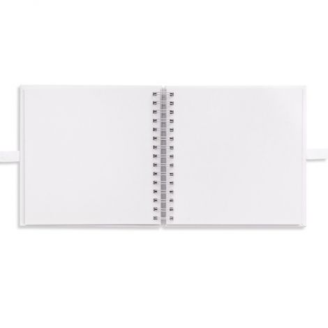 Baza albumowa dpCraft 20.5x20.5cm/40 kart, Biały na spirali - 2